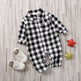 Baby Plaid Onesie Jumpsuit